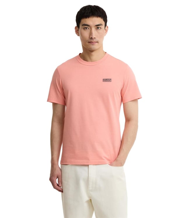 Men's Barbour International Small Logo Tee - Burnt Coral