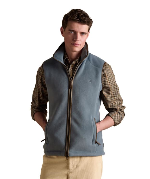 Men's Joules Heritage Fleece Gilet - Chambray Blue