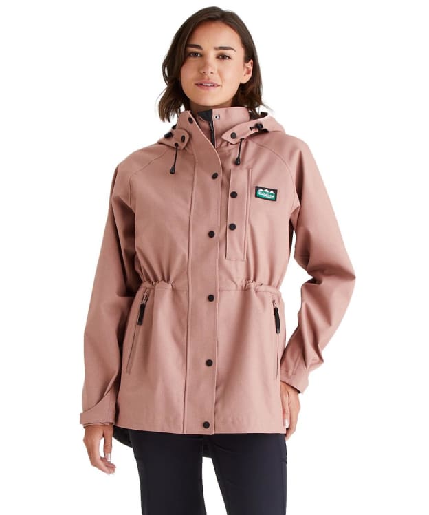 Women's Ridgeline Monsoon Light Waterproof, Windproof, Breathable Jacket - Dusky Pink Marl