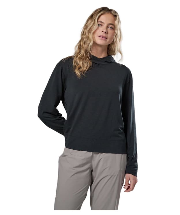 Women's Montane Alhena Lightweight Merino Hoodie - Black