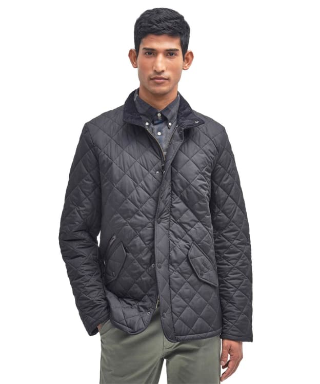 Men's Barbour Chelsea Sportsquilt Jacket - Black