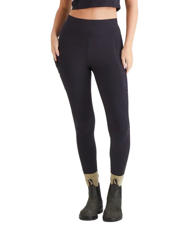 Women's Ridgeline Infinity Leggings - Black Print