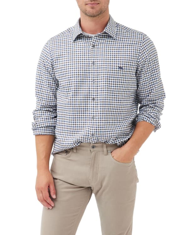 Men's Rodd & Gunn Gebbies Valley Check Shirt - Walnut