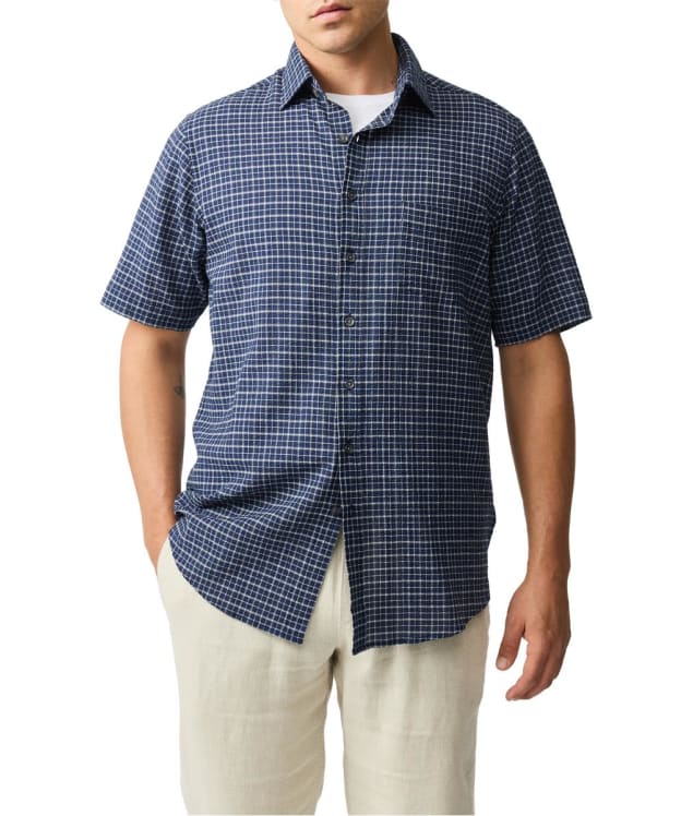 Men's Rodd & Gunn Gowenbridge Short Sleeve Shirt - Navy