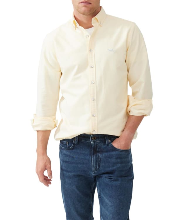 Men's Rodd & Gunn Long Sleeve Oxford Shirt - Lemon