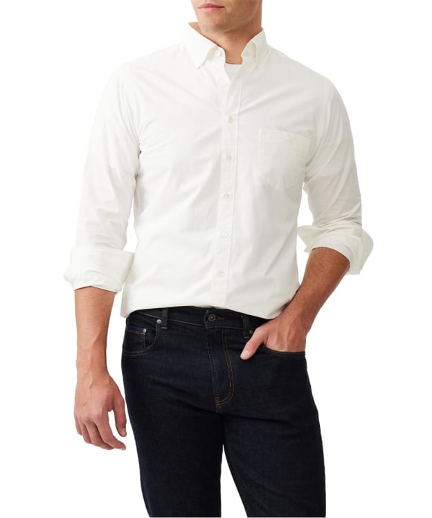 Men's Rodd & Gunn Hendrick Poplin Sports Fit Shirt - Snow