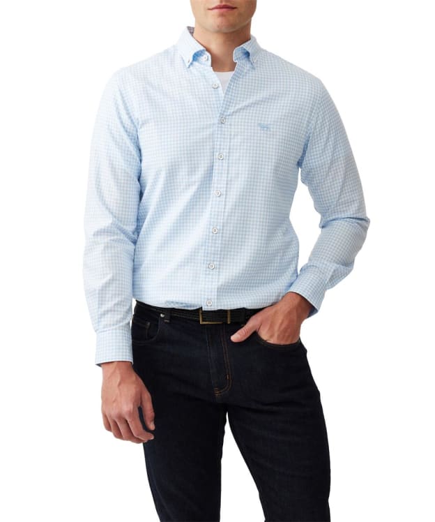 Men's Rodd & Gunn Long Sleeve Check Oxford Shirt - Malibu