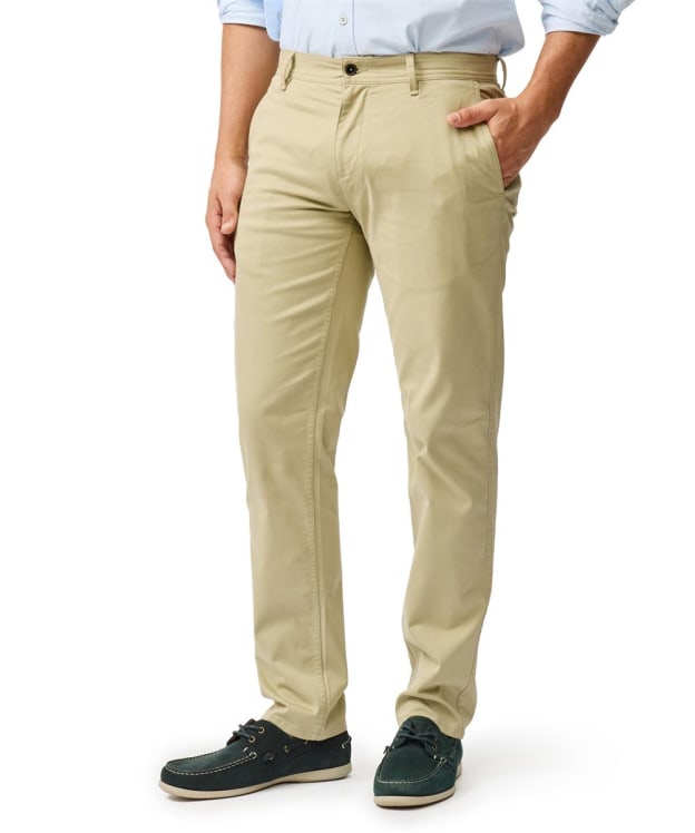 Men's Rodd & Gunn Thomas Road Custom Fit Chino Trousers - Natural