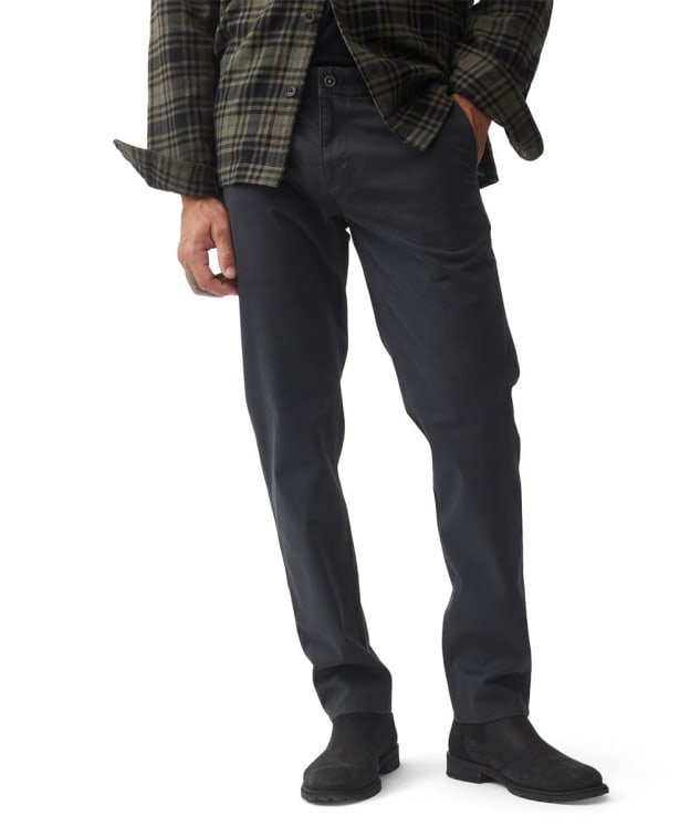 Men's Rodd & Gunn Thomas Road Custom Fit Chino Trousers - Coal