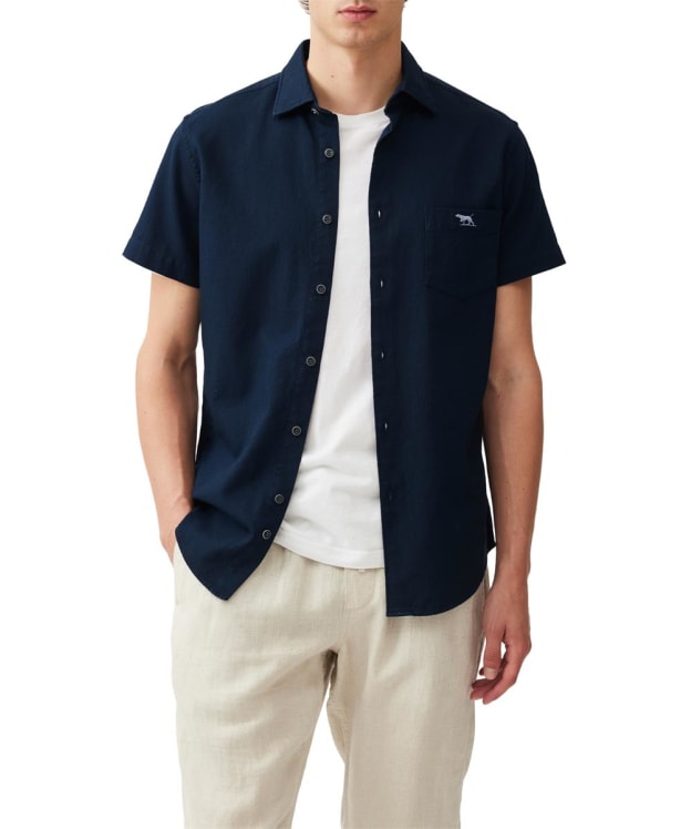 Men's Rodd & Gunn Airtex Sports Fit Shirt - Ink