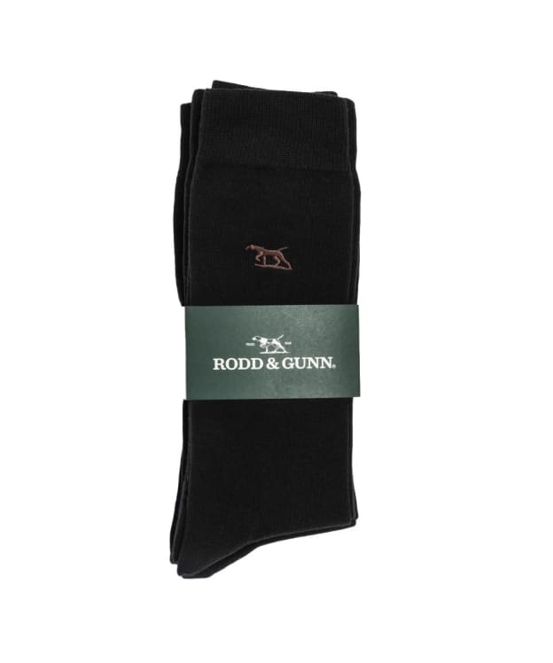 Men's Rodd & Gunn Dry Plains Socks - 3 Pack - Onyx