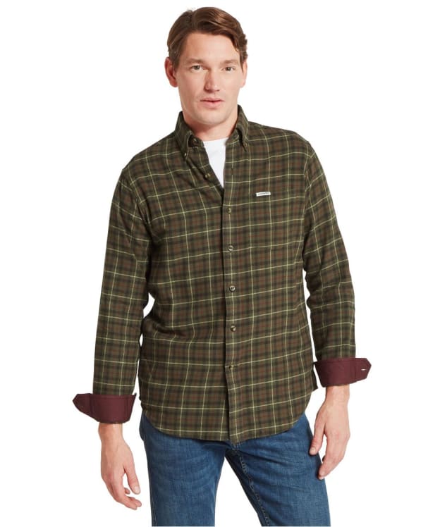 Men’s Schöffel Akenham Shirt - Dark Khaki Green
