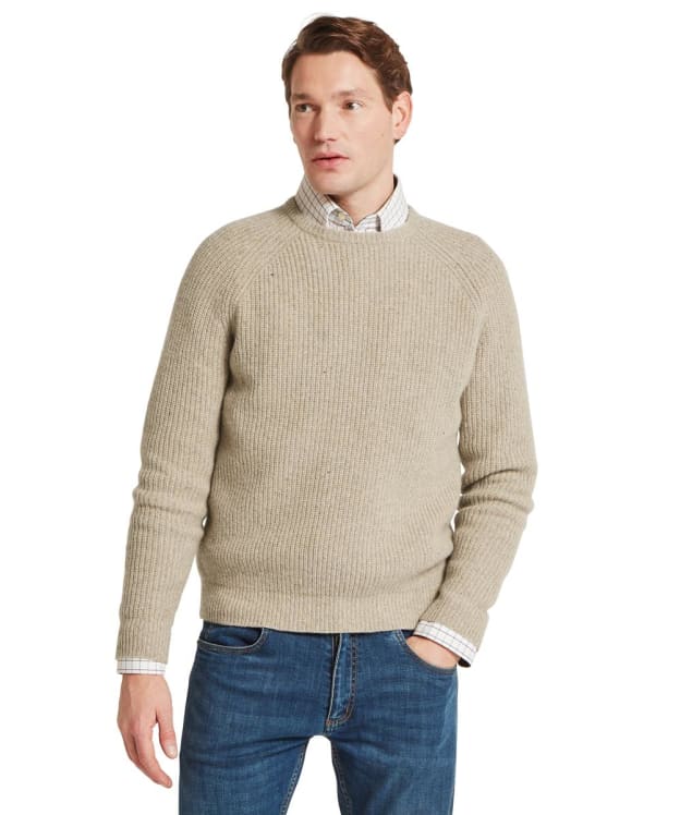 Men's Schöffel Balmaha Crew Neck Jumper - Oatmeal