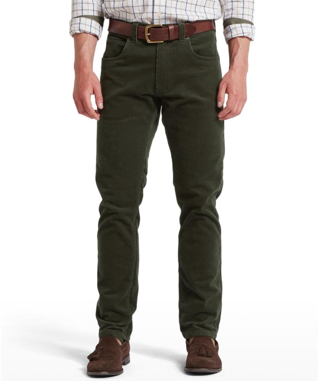 Men's Schöffel Camden Cord Trousers - Forest