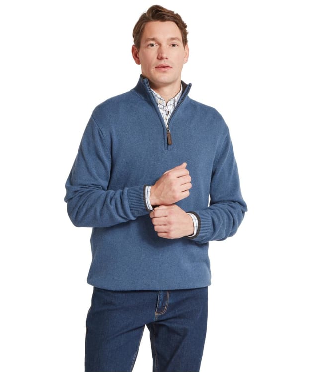 Men's Schöffel Castlebay 1/4 Zip Jumper - Force Blue