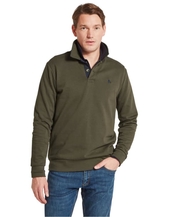 Men's Schöffel Horseley Rugby Sweatshirt - Peat Green