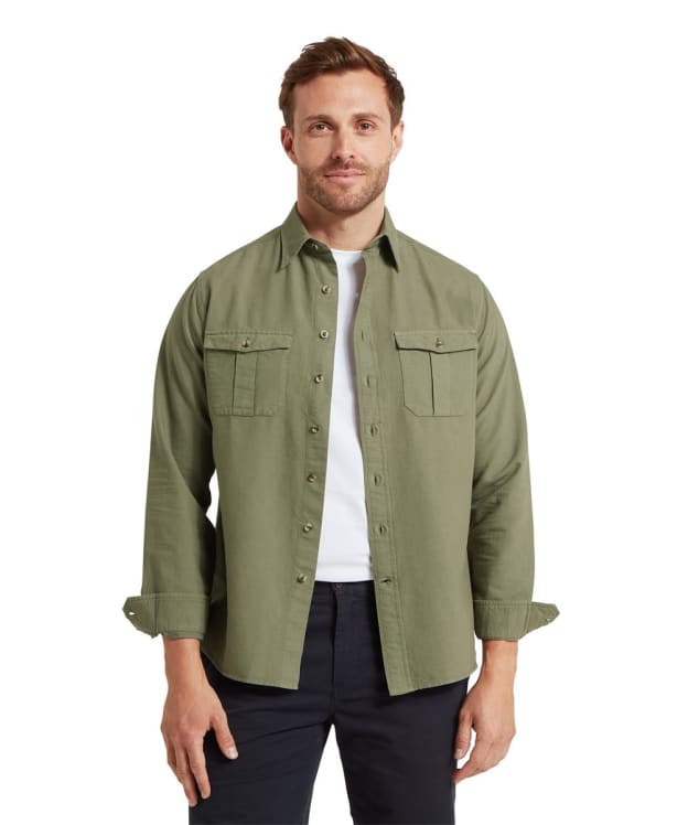 Men's Schöffel Battlesbridge Long Sleeved Shirt - Beetle Green