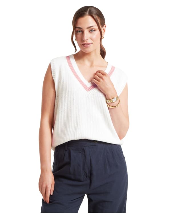 Women's Schöffel Hambledon Knitted Vest - Soft White / Blush