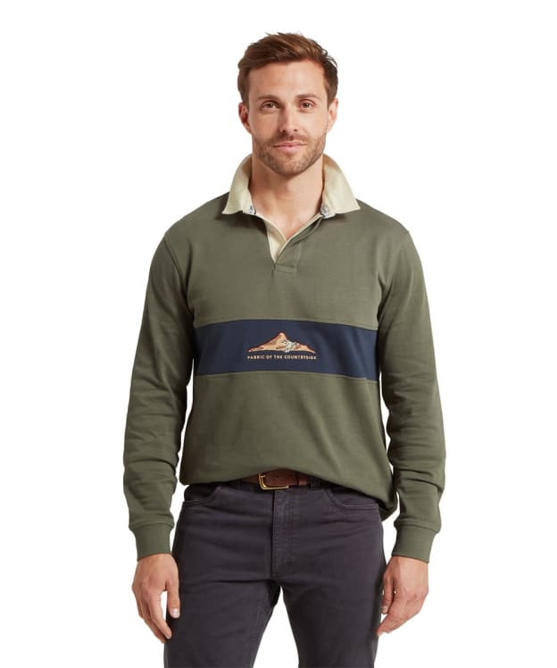 Men's Schöffel Saunton Rugby Top - Beetle Green