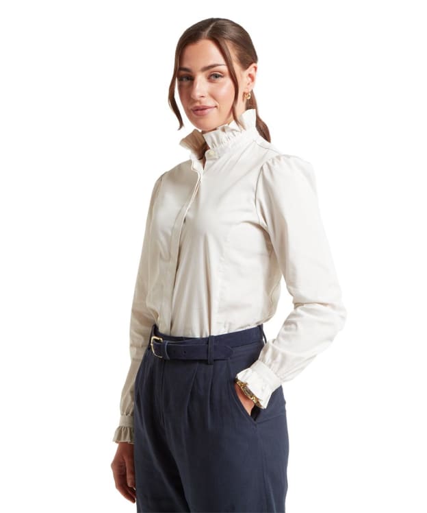 Women’s Schöffel Fakenham Long Sleeve Shirt - Linen Stripe