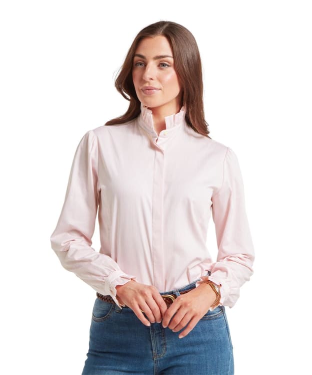 Women’s Schöffel Fakenham Long Sleeve Shirt - Pink Stripe