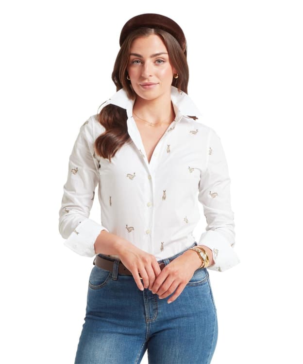 Women's Schoffel Norfolk Long Sleeve Shirt - Painted Hare
