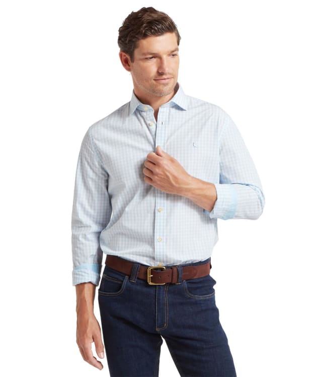 Men's Schöffel Thorpeness Tailored Shirt - Powder Blue