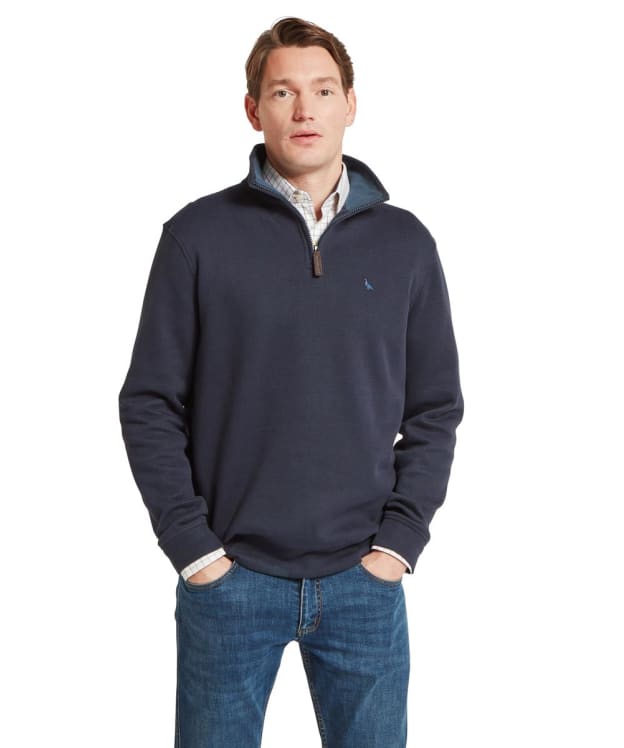 Men's Schöffel Kingsand 1/4 Zip Jumper - Dark Navy