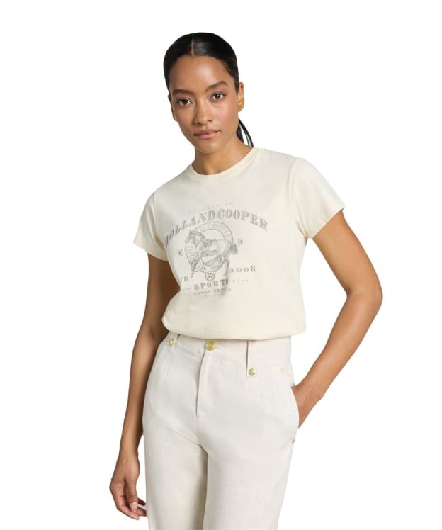 Women's Holland Cooper Ivy League T-Shirt - Ecru