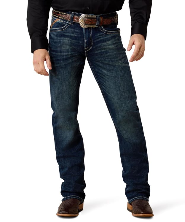 Men's Ariat M4 Relaxed Fit Adkins Boot Cut Jeans - Turnout