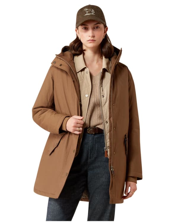 Women's Ariat Barrowmere H2O Waterproof Insulated Parka - Malt