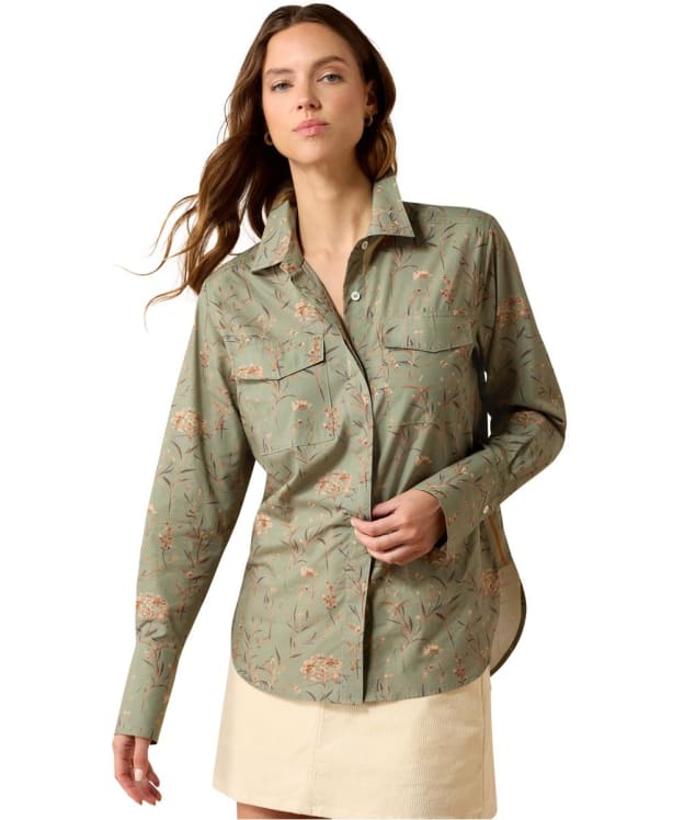 Women's Ariat Wolseley Print Shirt - Botanical Print