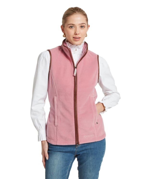 Women's Schoffel Lyndon Fleece Gilet - Antique Rose