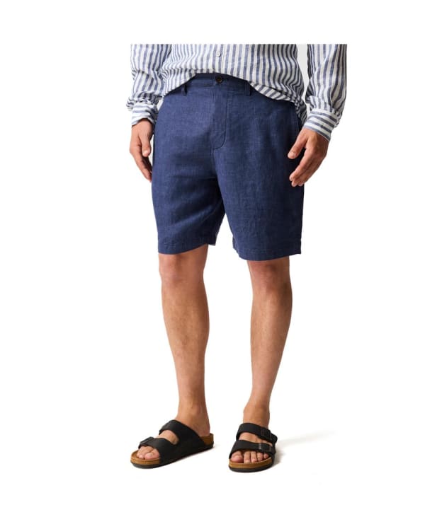 Men's Rodd & Gunn Longbeach Linen Shorts - Marine