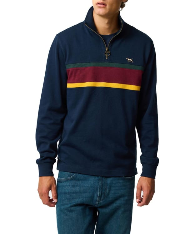 Men's Rodd & Gunn Chesterfield 1/4 Zip Sweatshirt - Eclipse