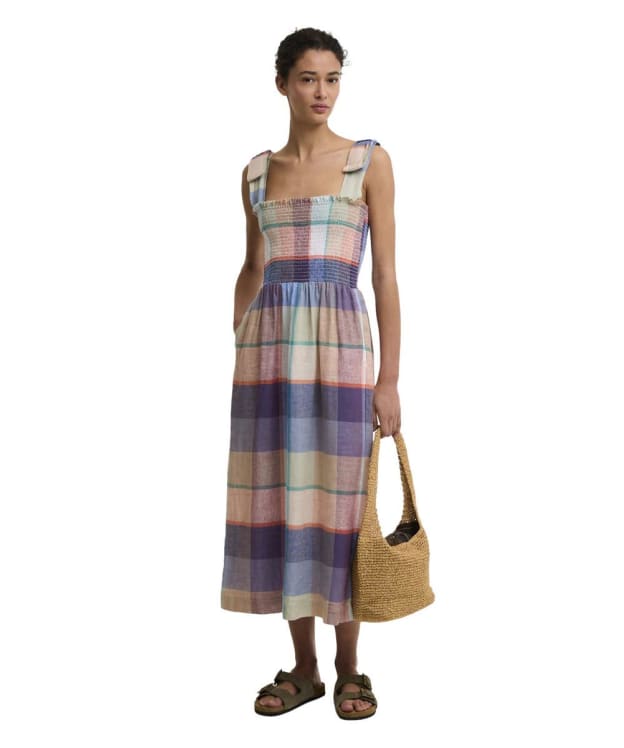 Women's Barbour Amelie Midi Dress - Multi-Check