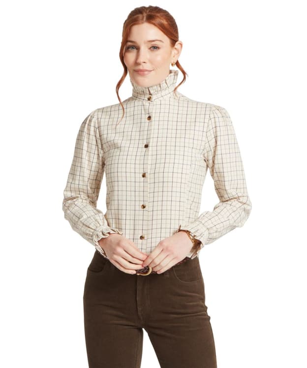 Women's Schöffel Sheringham Shirt - Beetroot Check