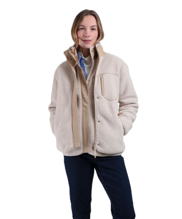 Women's Fairfax & Favor Agnes Fleece Jacket - Ecru