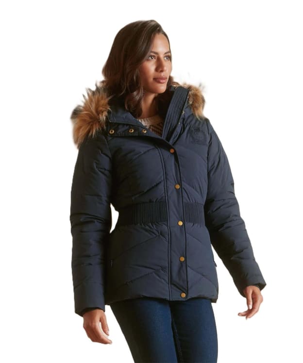 Women's Fairfax & Favor Lexi Padded Jacket - Navy