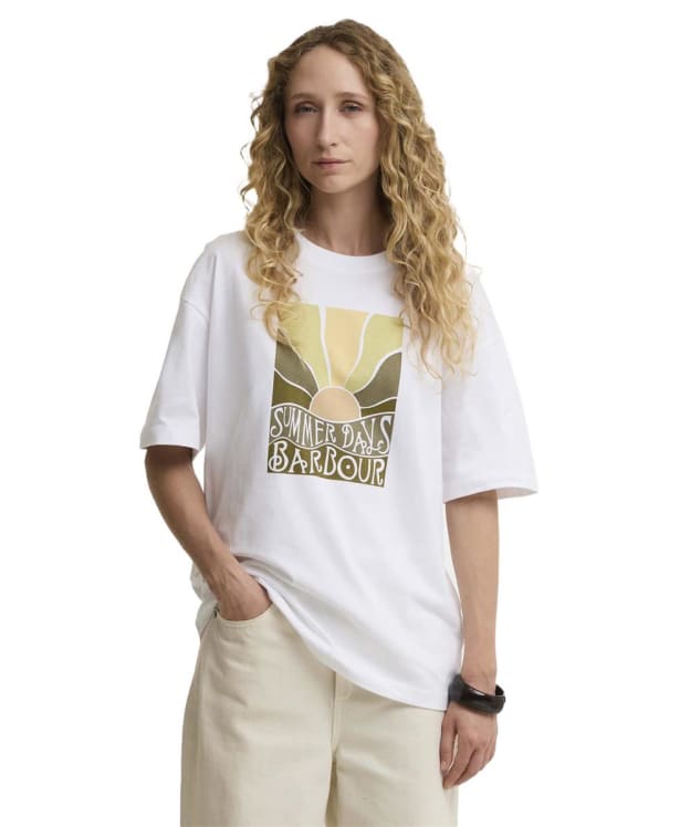 Women's Barbour Melody T-Shirt - White