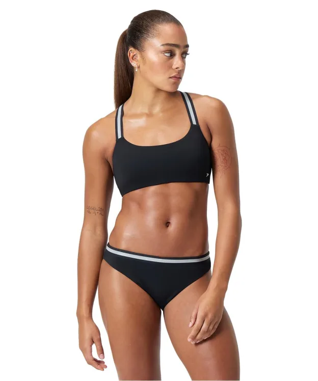 Women's Speedo V Class Performance Bikini Set - Black / Grey