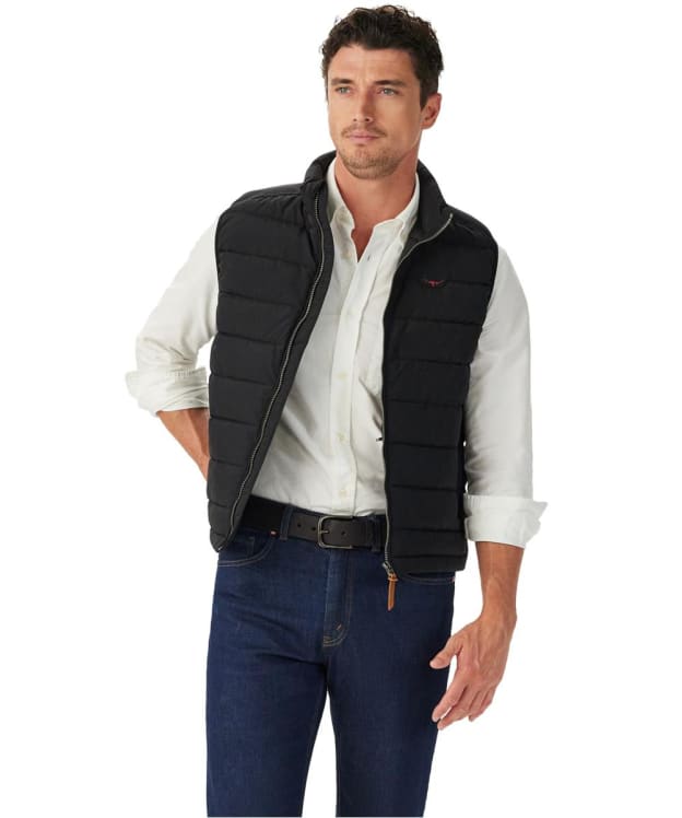 Men's R.M. Williams Rydal Padded Vest Gilet - Black