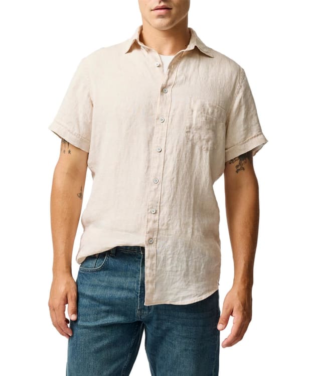 Men's Rodd & Gunn Palm Beach Sports Fit Linen Shirt - Natural