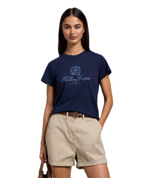 Women's Holland Cooper Ivy League T-Shirt - Ink Navy