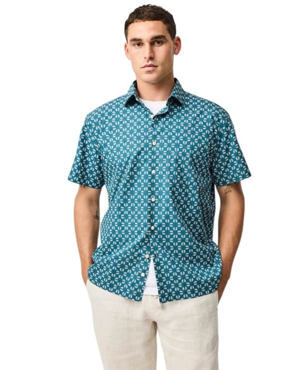 Men's Rodd & Gunn Crown Hill Short Sleeve Shirt - Bluestone
