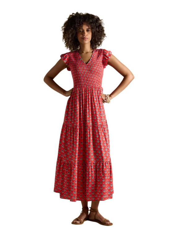 Women's Joules Esme Dress - Cayenne