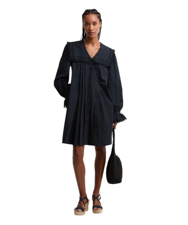 Women's Barbour Tisbury Mini Dress - Dark Navy