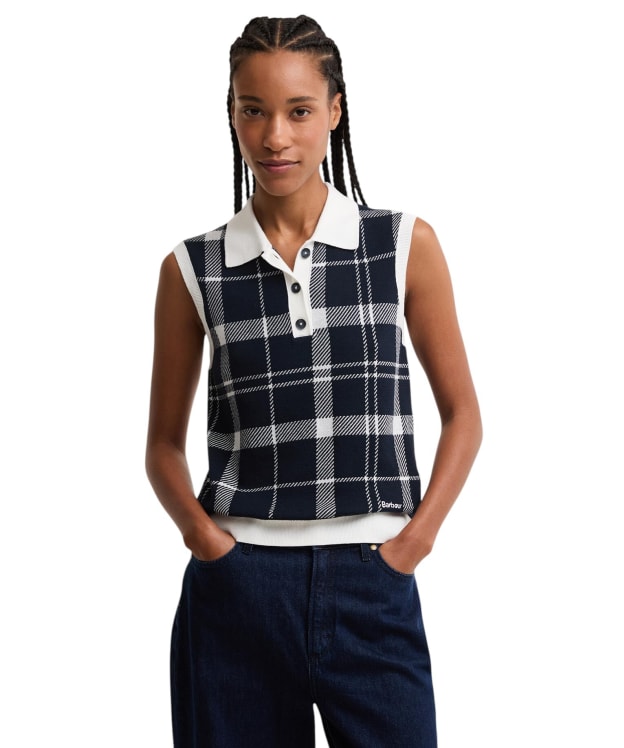 Women's Barbour Allerdale Knitted Vest - Multi-Check