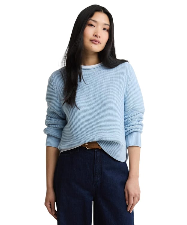 Women's Barbour Fawley Knitted Jumper - Celestial Blue