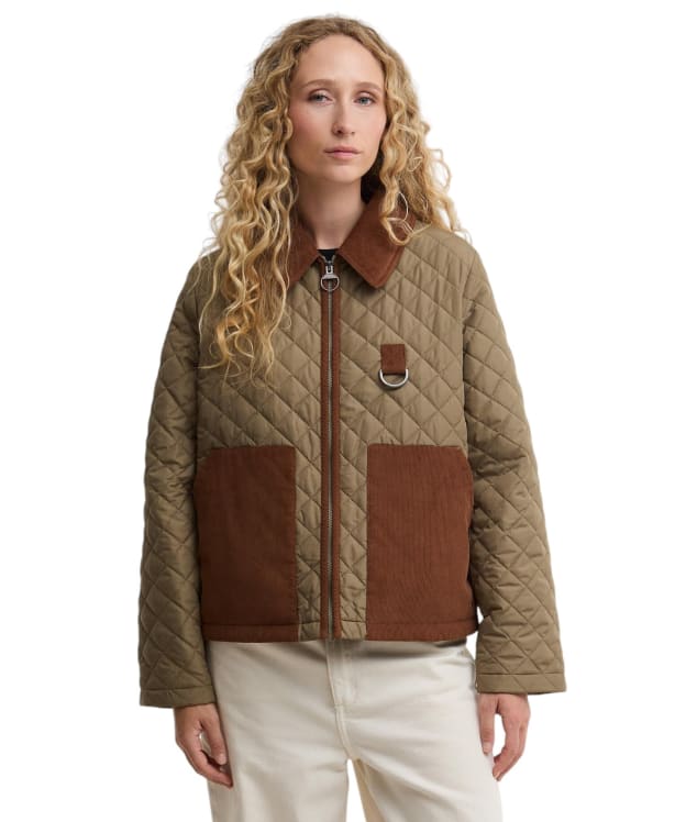 Women's Barbour Aylesby Quilted Jacket - Dusky Green